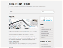 Tablet Screenshot of businessloan.my